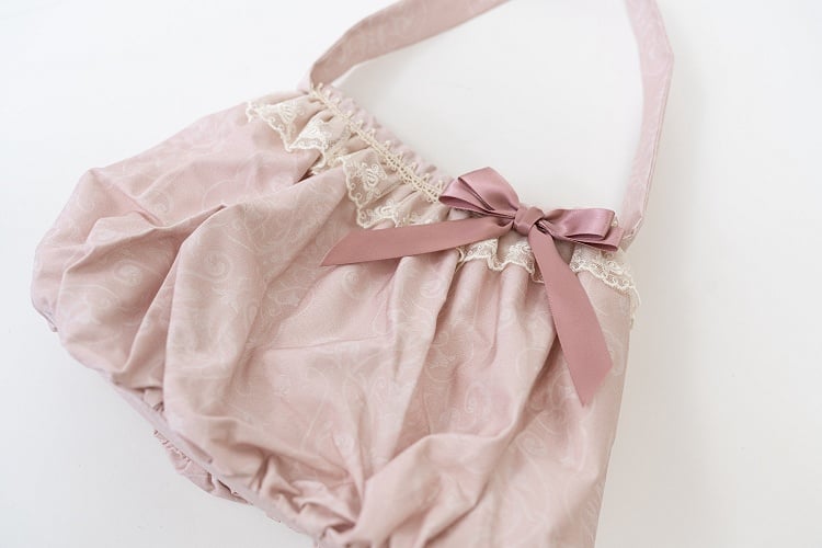 Bag Gray Pink / Hand Blue