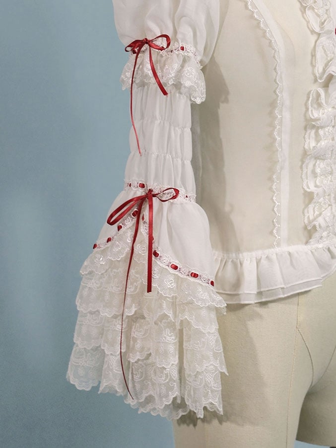 White Detachable Yellow Pink / Sleeves