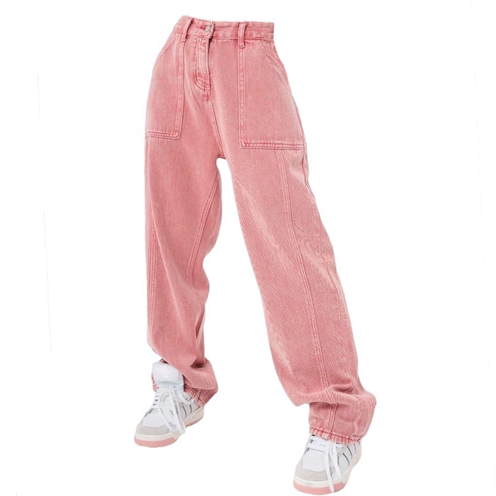 Y2K Pink Denim Jeans