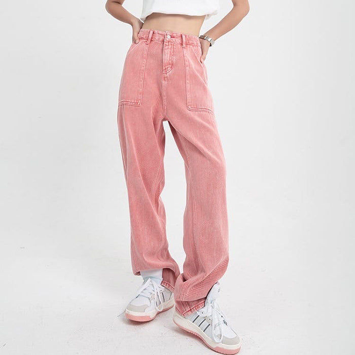 Y2K Pink Denim Jeans