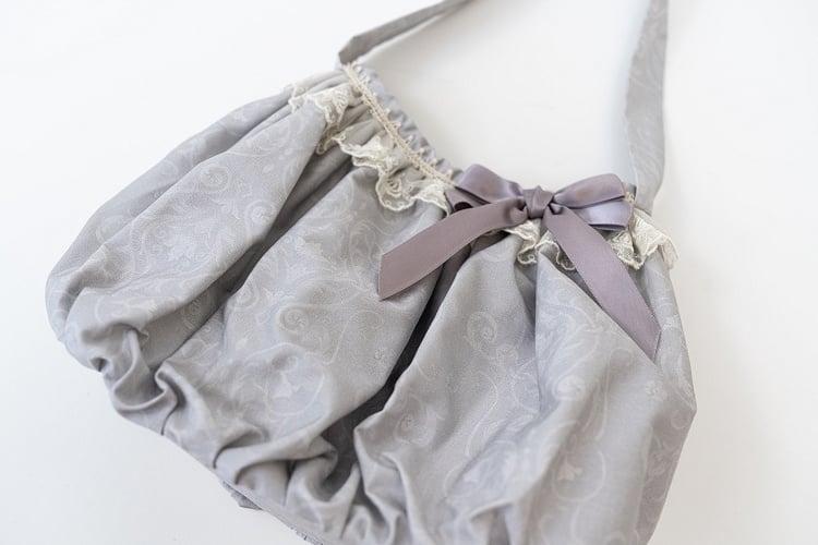 Bag Gray Pink / Hand Blue