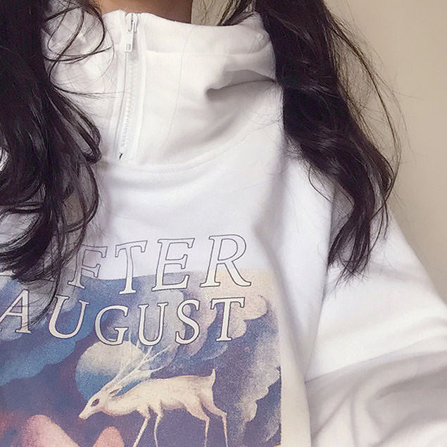 White After August Hoodie