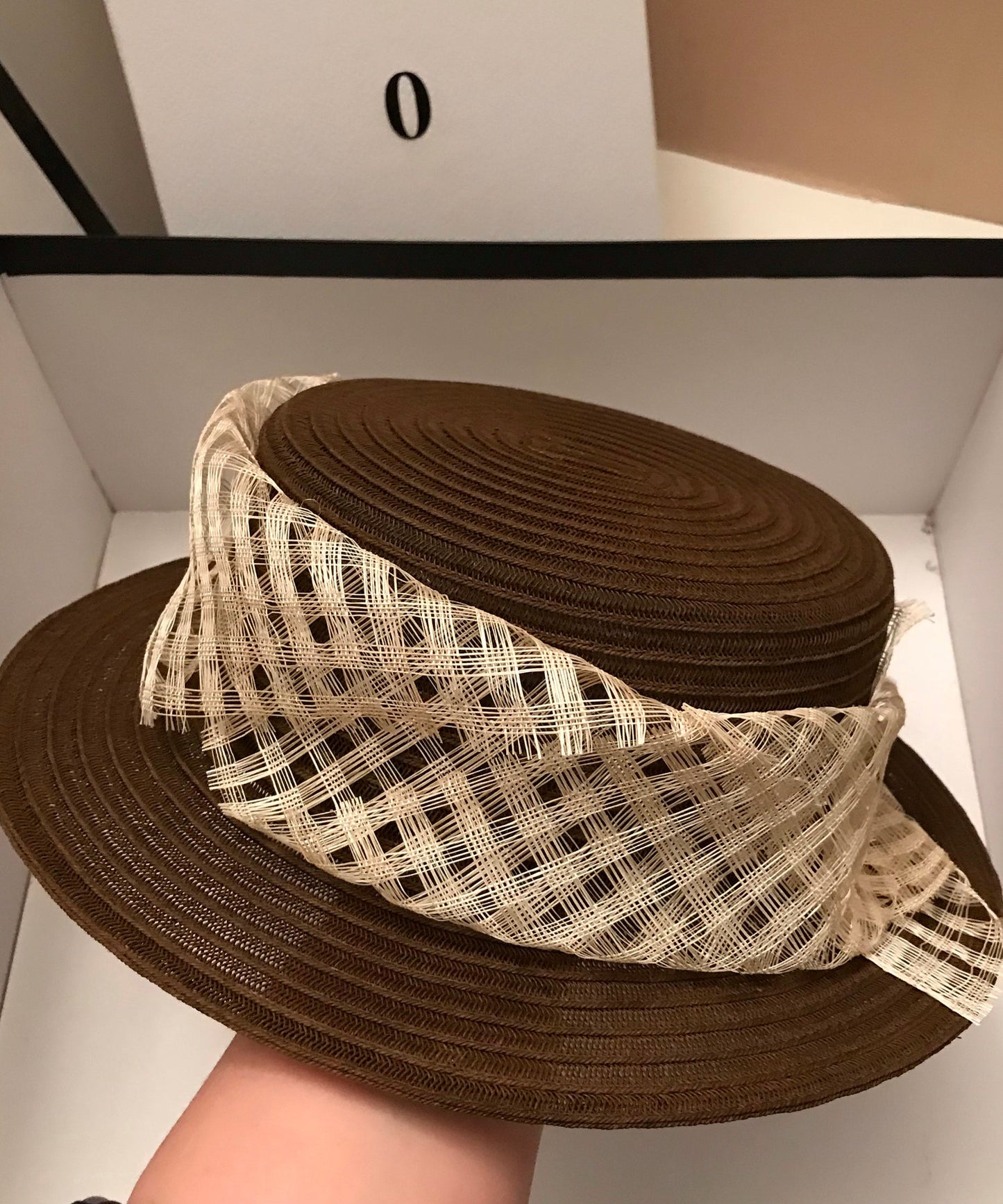 Versatile Cloche Holiday Woven Hat Straw Beautiful Brown