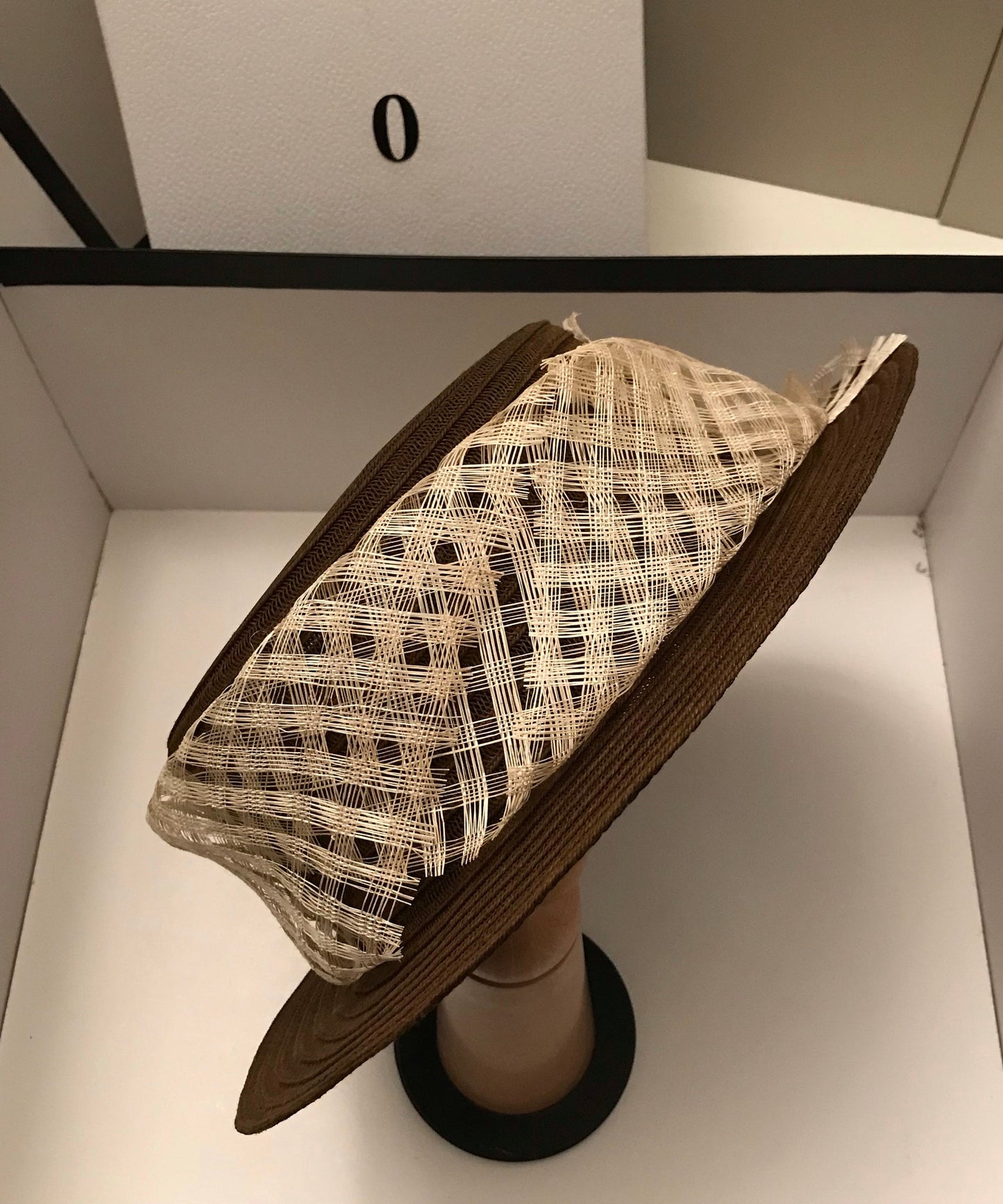 Versatile Cloche Holiday Woven Hat Straw Beautiful Brown