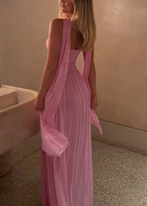 Pink Top Summer Strapless Beautiful Dress Tulle Evening Bustier