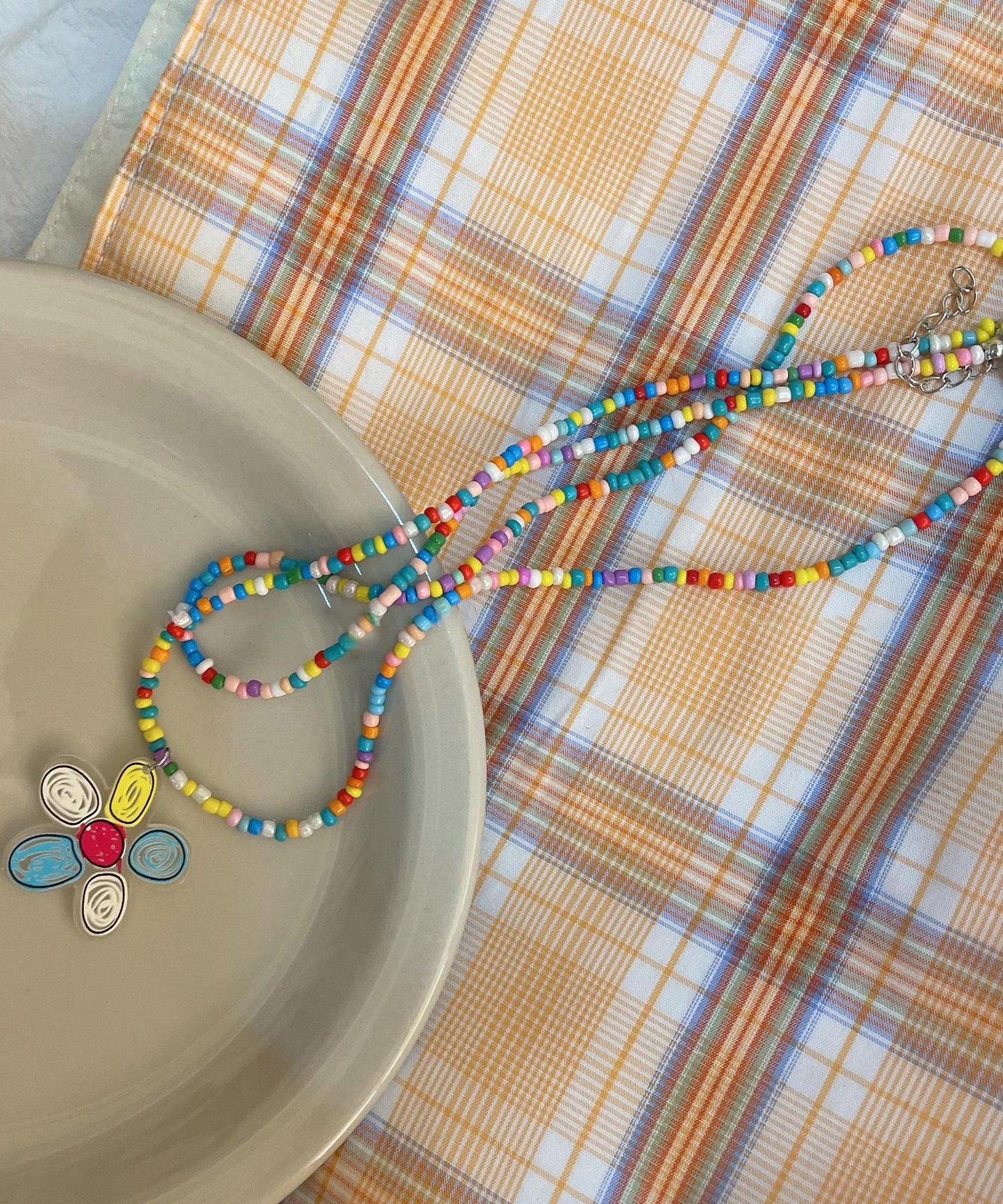 Beading Floral Layer Double Rainbow Alloy Beautiful