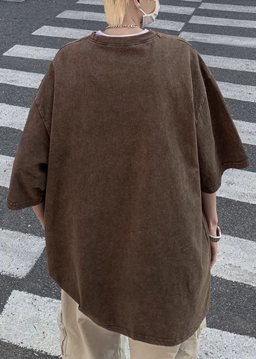 Design O Cotton Half Shirts T Original Neck Mens Black Graphic