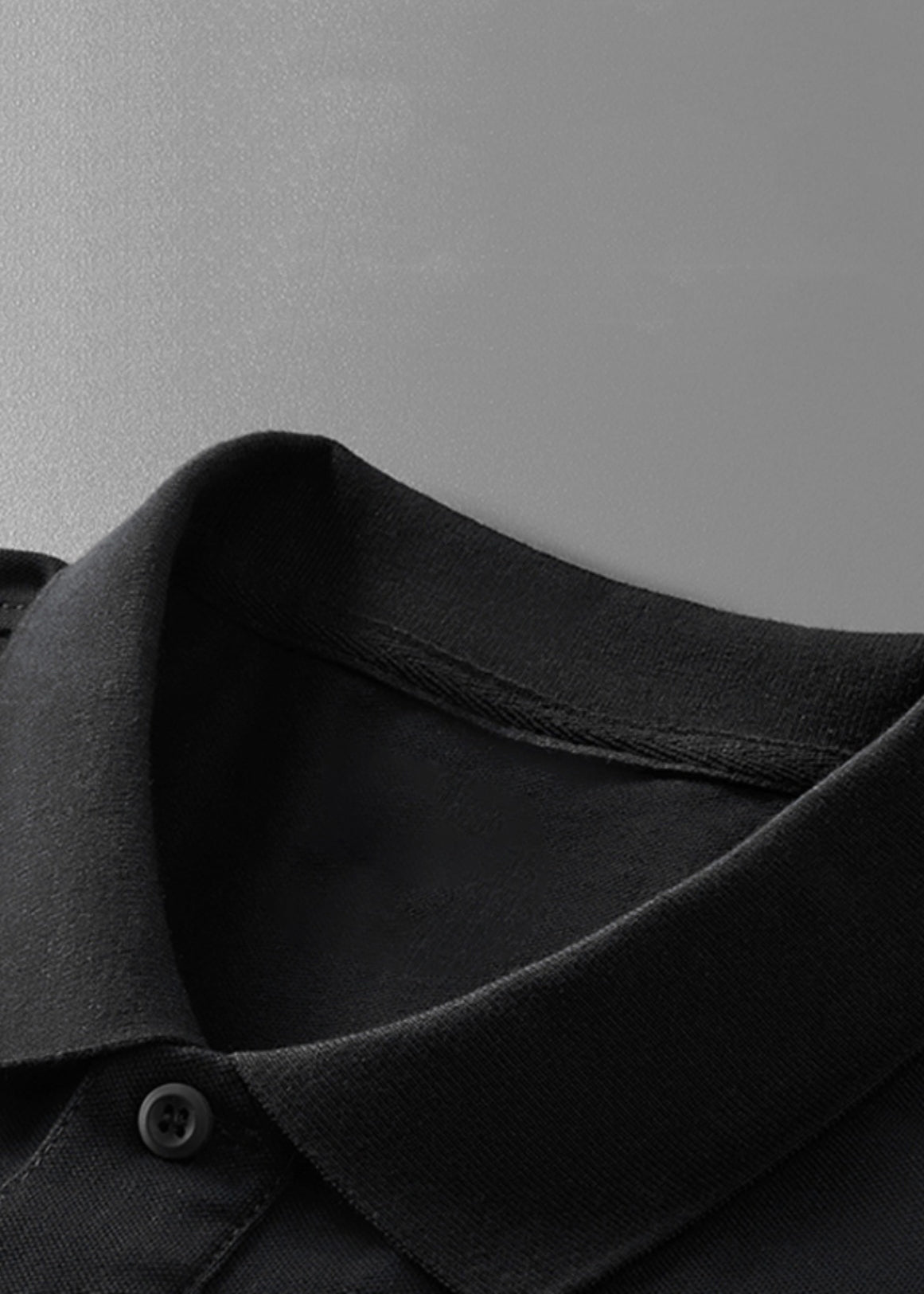 Fit Print Black Cotton Summer Shirt Men Polo Slim Button