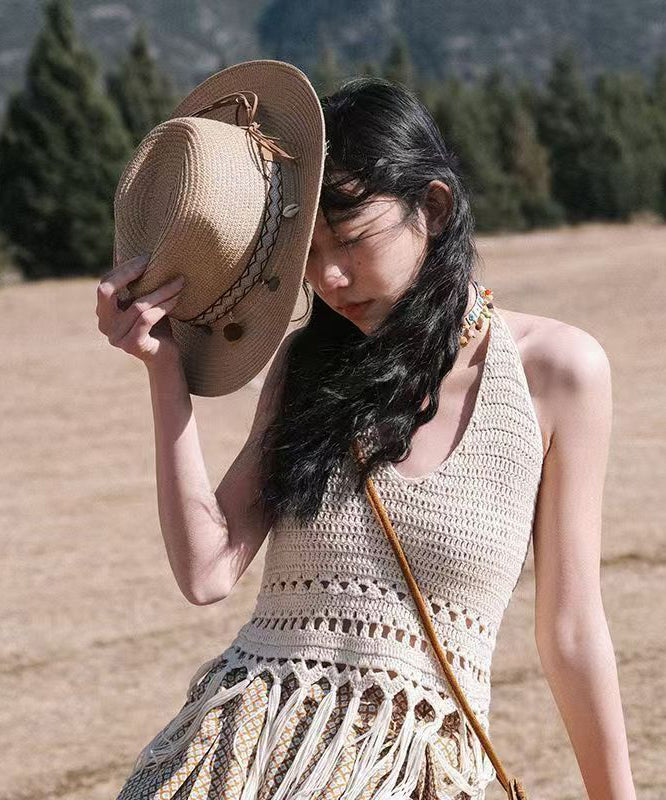 Cowboy Bohemian Beach Woven Straw Holiday Style Hat