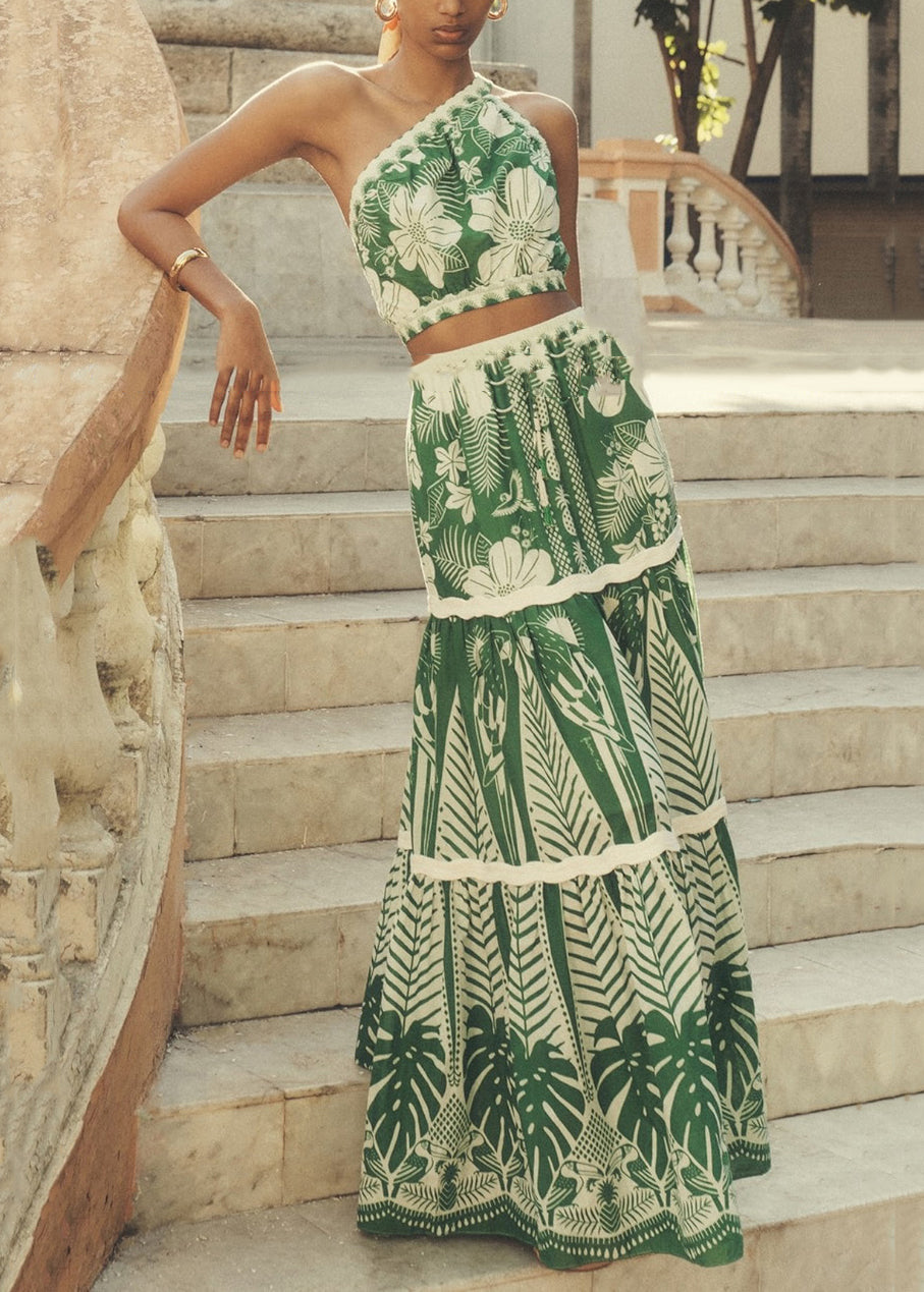 Waisted And One Vacation Bohemian Top Short Shoulder Style High