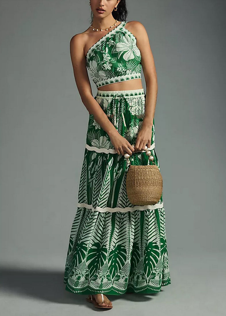 Waisted And One Vacation Bohemian Top Short Shoulder Style High