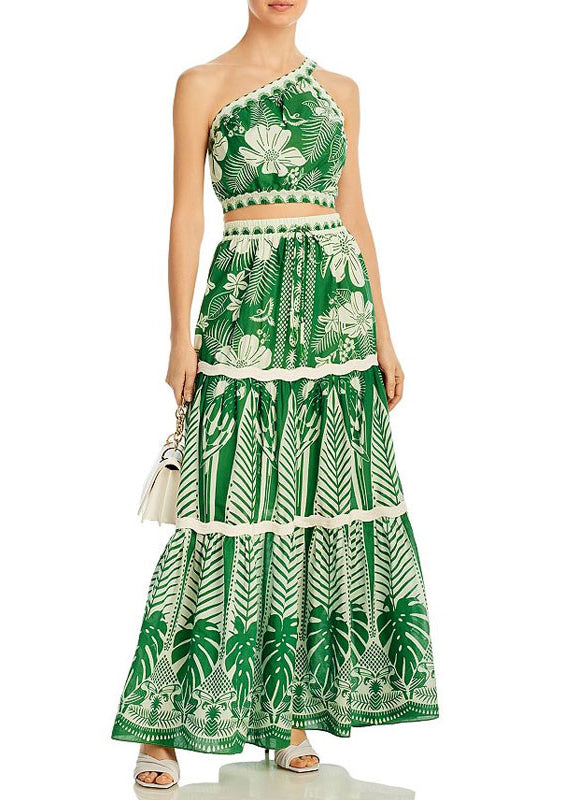 Waisted And One Vacation Bohemian Top Short Shoulder Style High