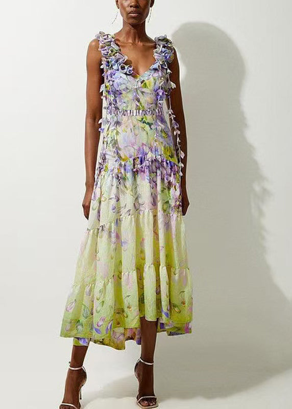 Patchwork Set And Bodysuit Maxi Lingerie Print V-Neck Skirts Boho