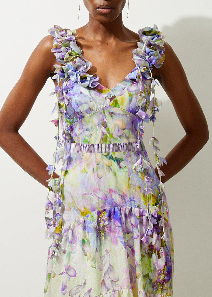 Patchwork Set And Bodysuit Maxi Lingerie Print V-Neck Skirts Boho