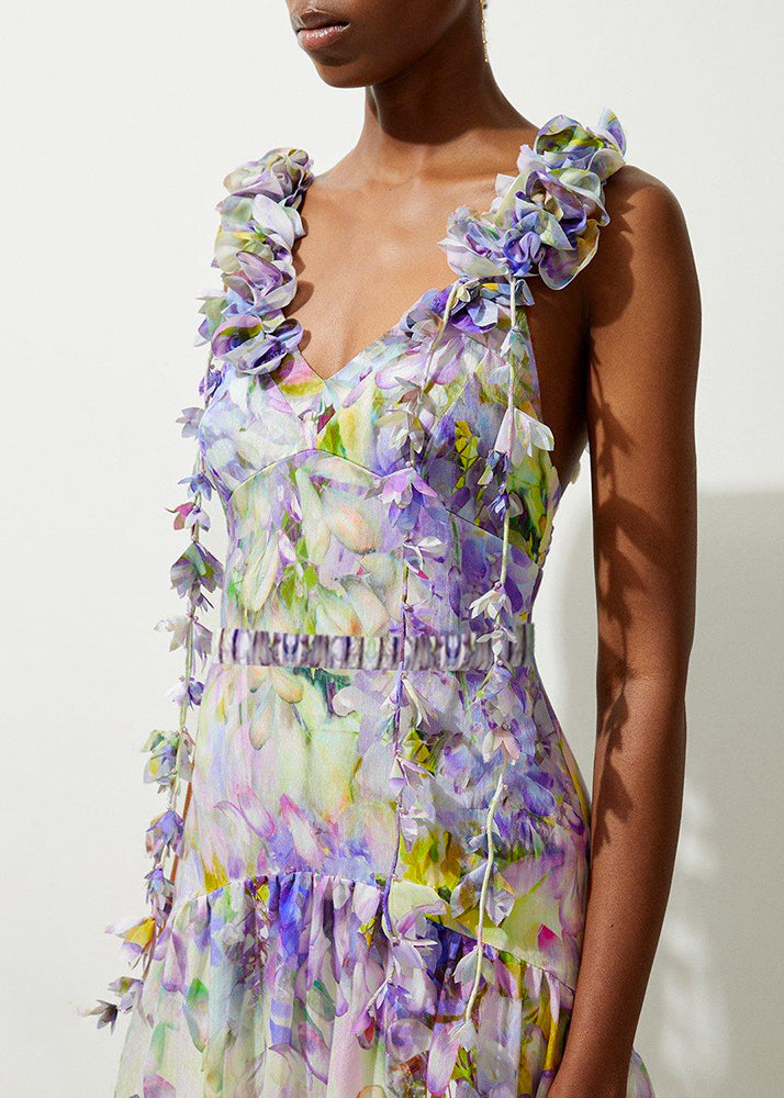 Patchwork Set And Bodysuit Maxi Lingerie Print V-Neck Skirts Boho