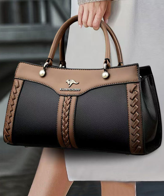 Bag Boutique Black Tote Durable Leather Versatile Calf