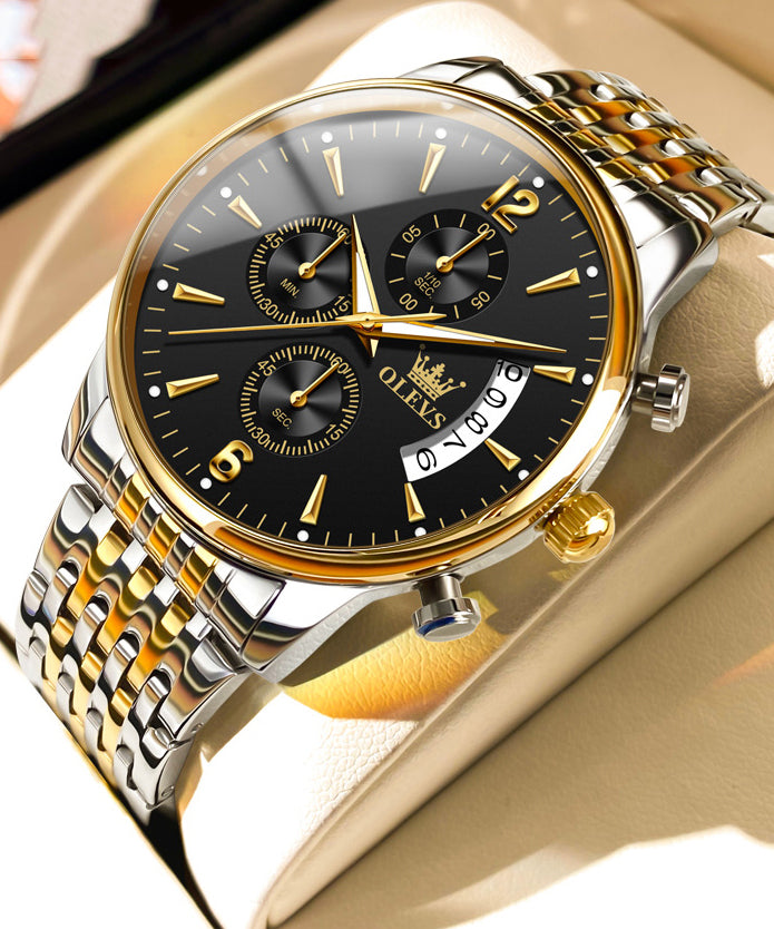 Movement Boutique Waterproof Blue Quartz Alloy Steel Stainless