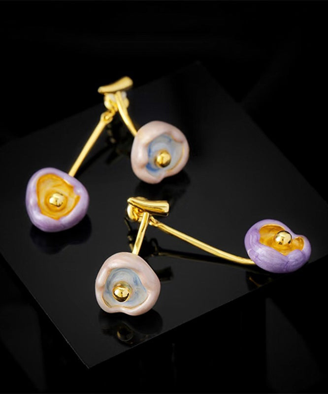 Cherry Dripping Boutique Copper Blossoms Drop Glazed Overgild