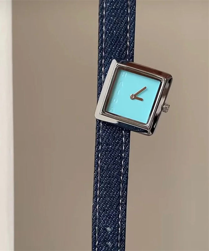 Quartz Boutique Waterproof Denim Watches Movement Fabric Red