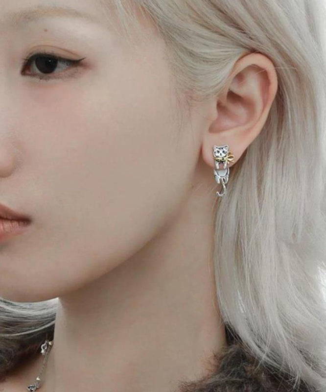 Cats Boutique Little Copper Silk Drop Overgild Earrings