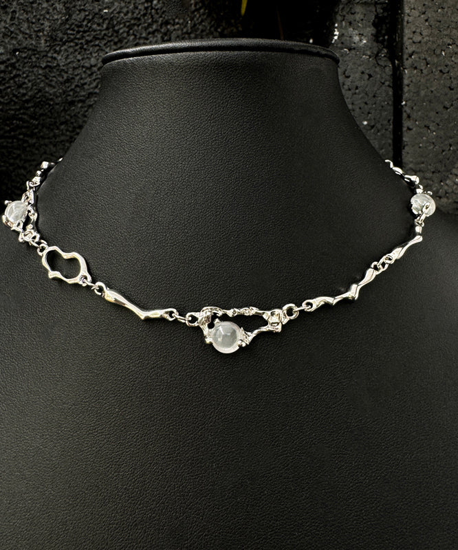 Cat Silk Boutique Pendant Steel Stainless Asymmetrical Stone Eye