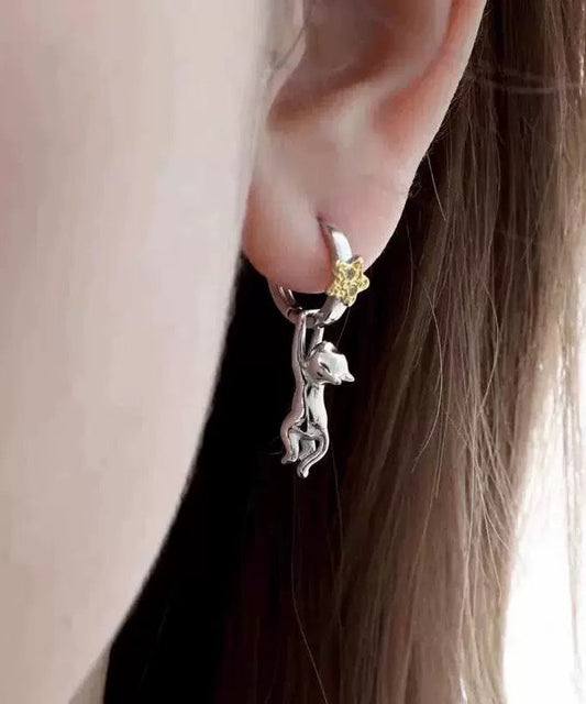 Stars Silk Drop The Silver Boutique Cat Zircon Picking Sterling