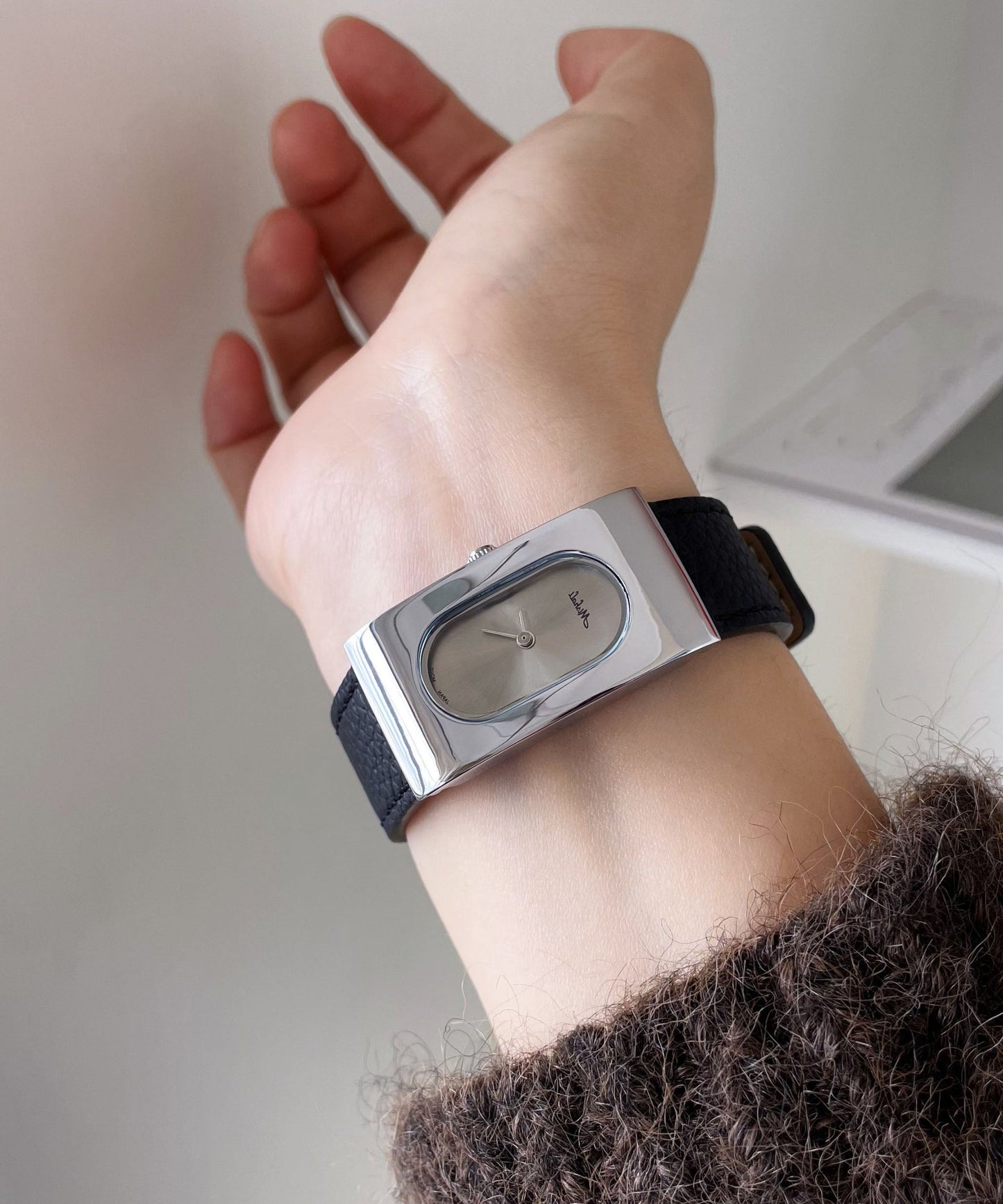 Quartz Watches Leather Movement Silk Brief Rectangular