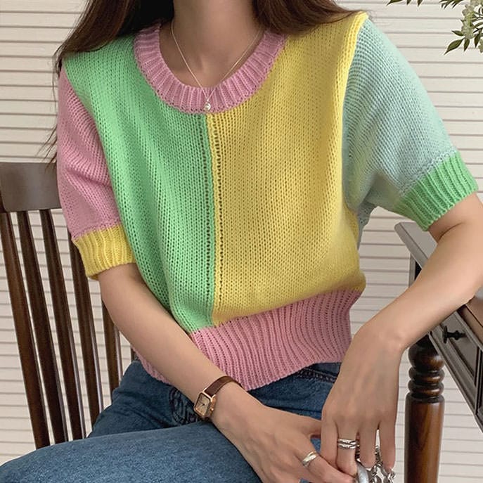 Sweet Candy Knit Top