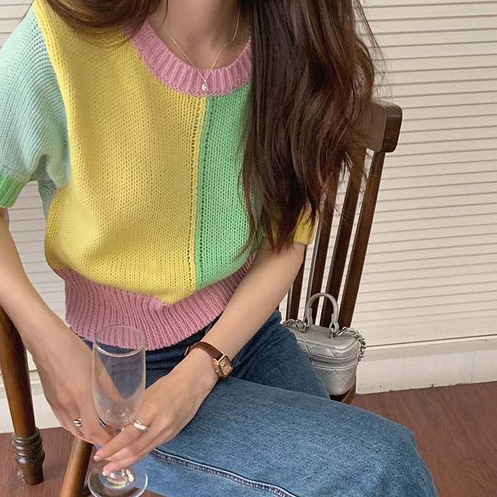 Sweet Candy Knit Top