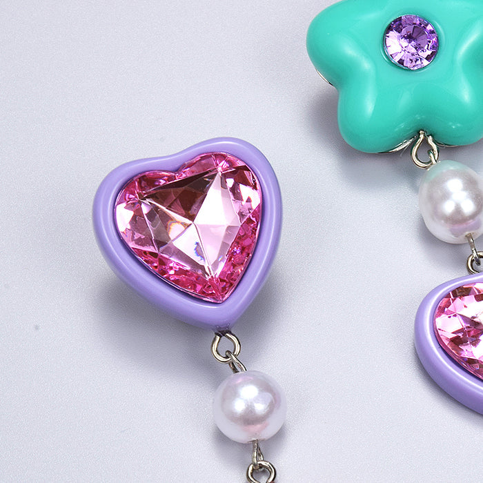 Candy Heart Drop Earrings