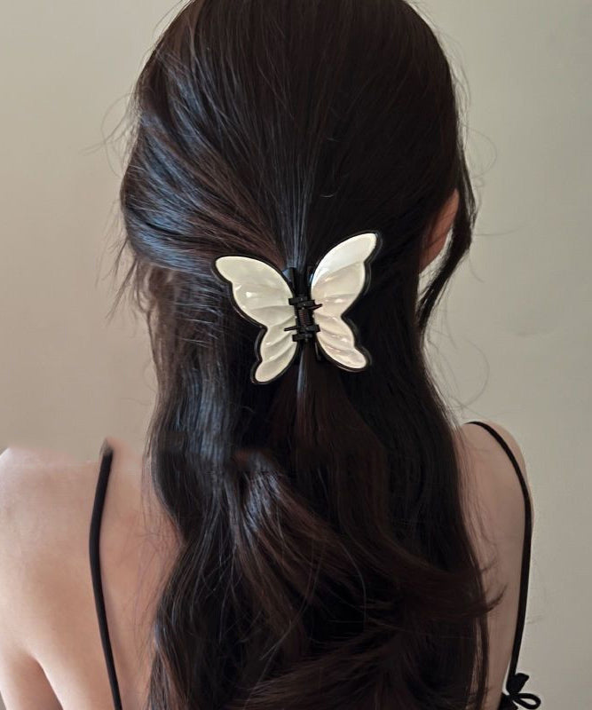 Hairpin Casual Acrylic Alloy Beige
