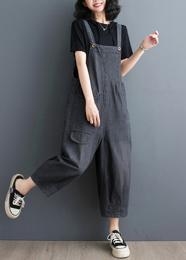 Oversized Blue Jumpsuits Summer Casual Denim