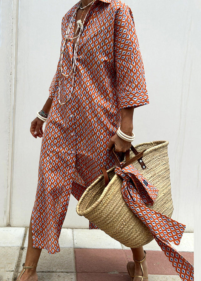 Patchwork Sleeve Blue Casual Bracelet Long Side Open Shirts Striped Dress