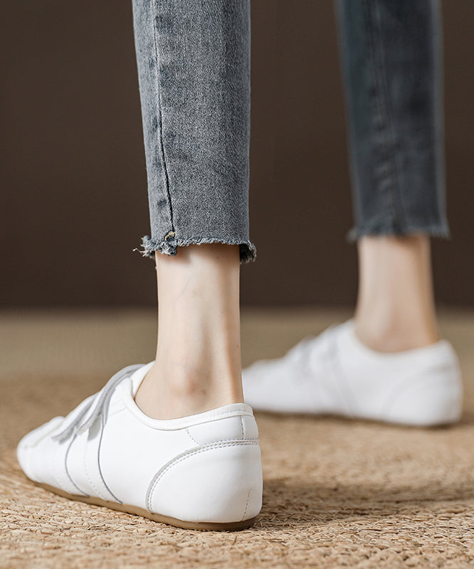 Green Buckle Splicing Flat Suede For Shoes Strap Women Casual