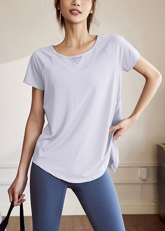 Green Patchwork Tops Tulle Tank Yoga Chic