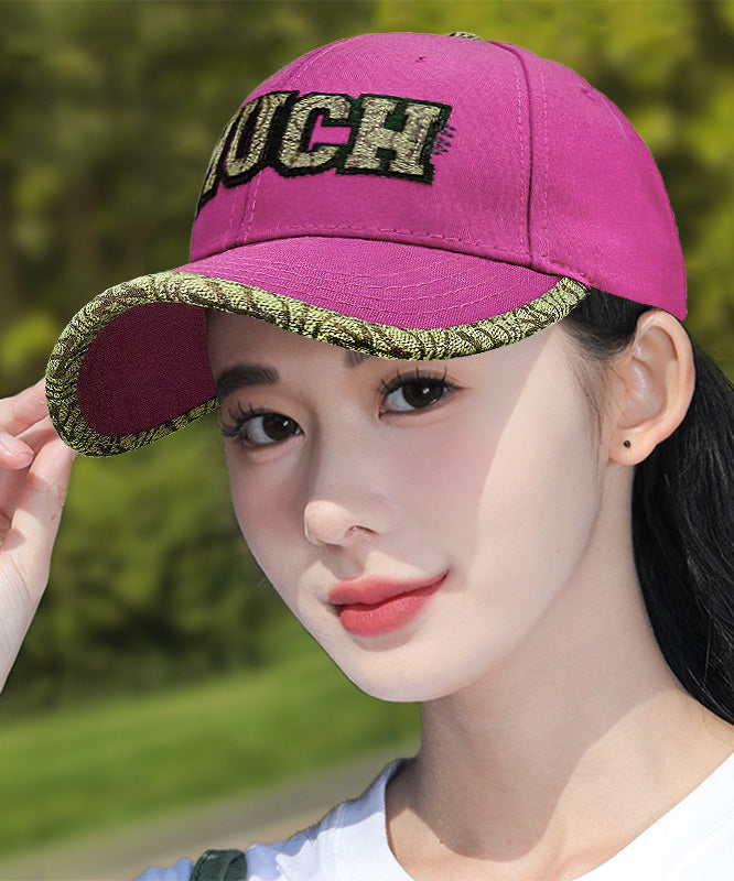 Cap Rose Graphic Versatile Chic Hat Baseball