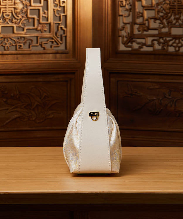 Beige Jacquard Bag Style Chinese Versatile Tote