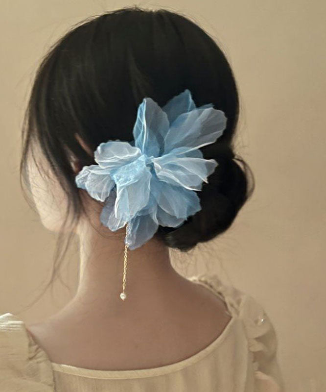 Chiffon Alloy Hairpin Style Champagne Pearl Tassel Chinese