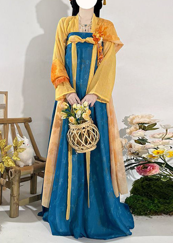 Red Top Piece Fall Two Maxi Style Chinese Skirts Set And Print