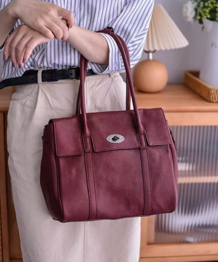 Shoulder Leather Bags Classy Durable Solid Yellow