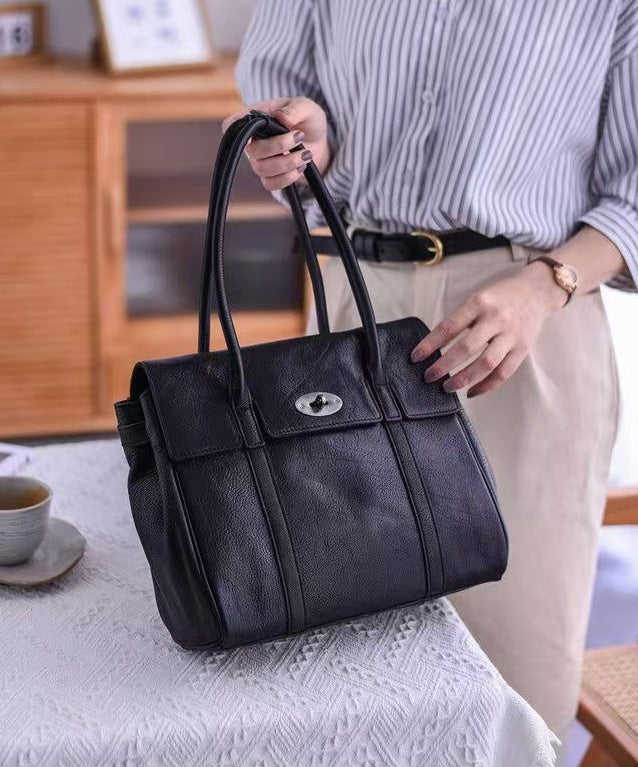 Shoulder Leather Bags Classy Durable Solid Yellow