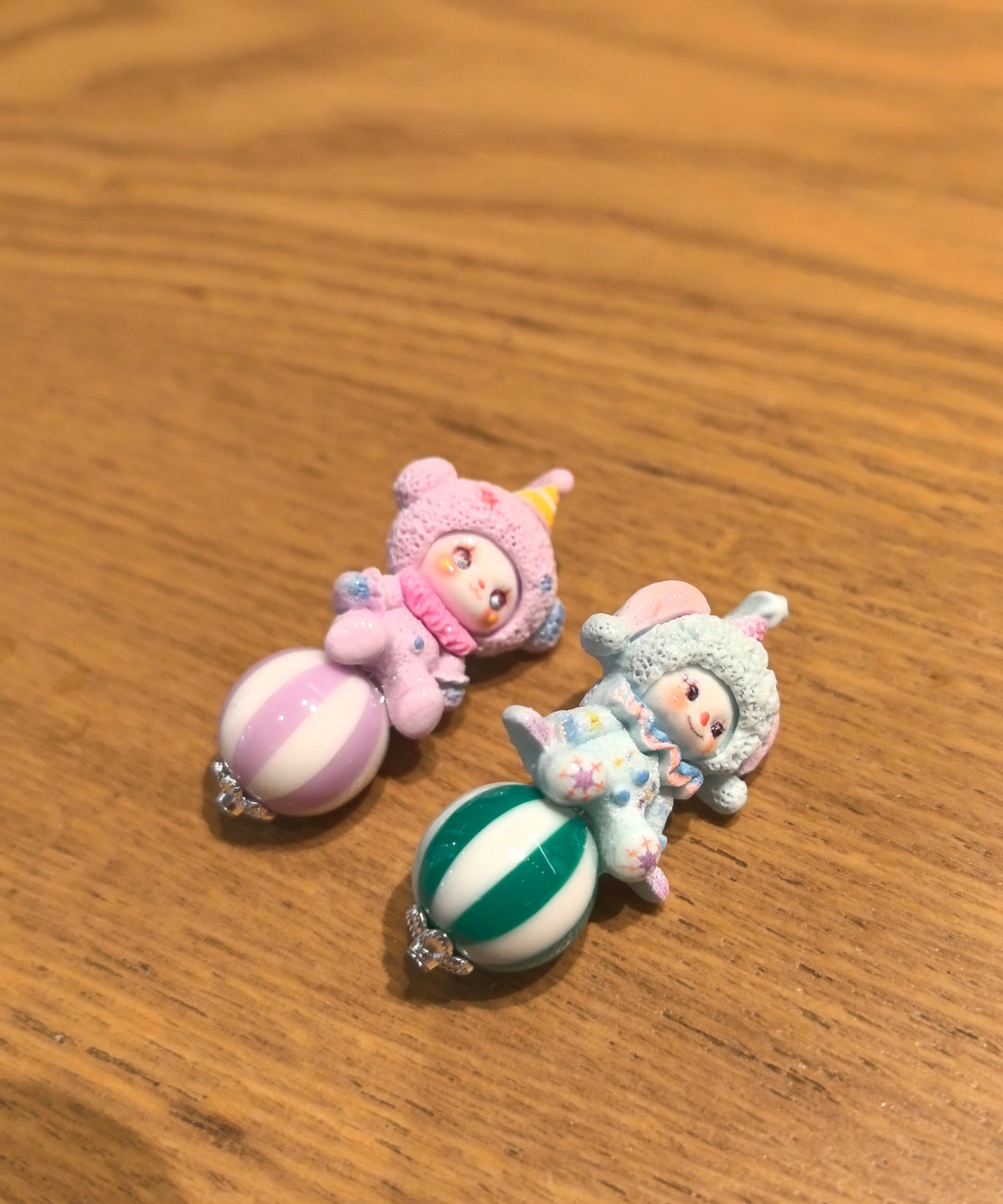 Stud Cartoon Cute Alloy Asymmetrical Earrings Doll