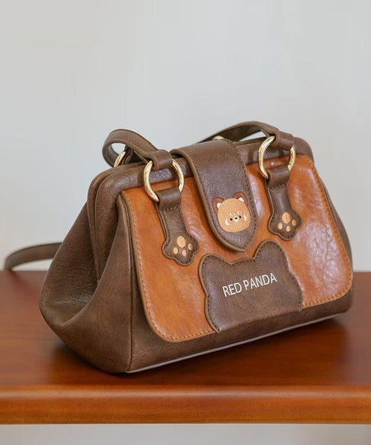 CrossBody Durable Cute Leather Brown Faux Bag