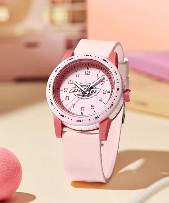 Pink Watches Rubber DIY Silicone Quartz Movement
