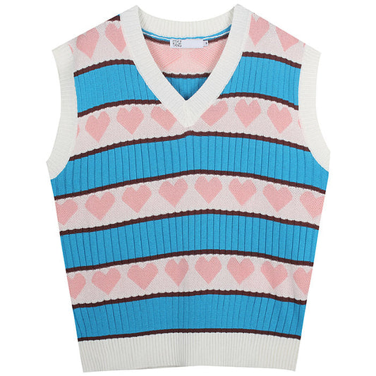 Sweat Pastel Knit Vest