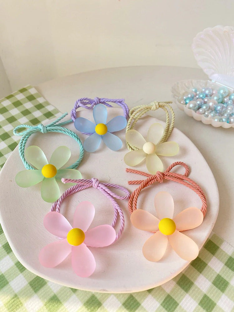 Flower Hair Tie Set