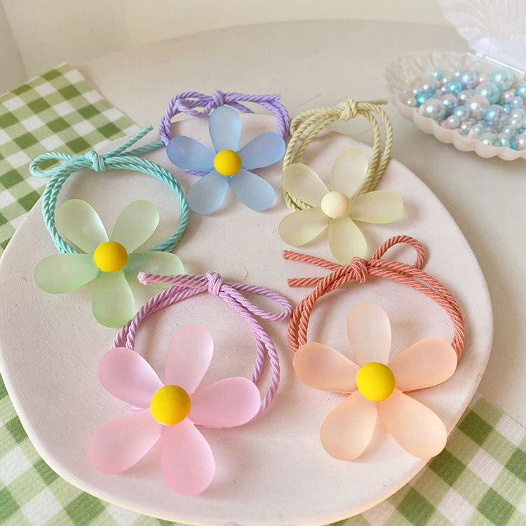 Flower Hair Tie Set