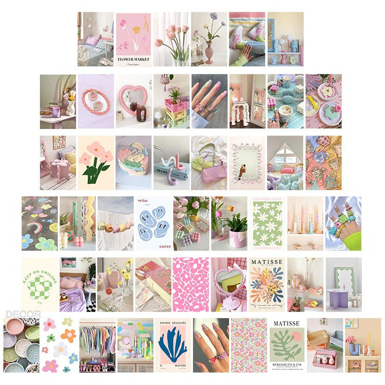 Colorful Wall Collage Kit