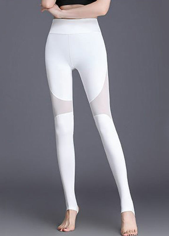 Gymshark Black Mesh Capri Leggings Waist Dynamic Panel High