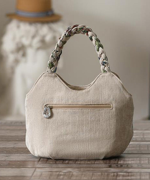 Handmade Woven Bag Tote Ethnic Style Canvas